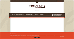Desktop Screenshot of hotelolimpia.es